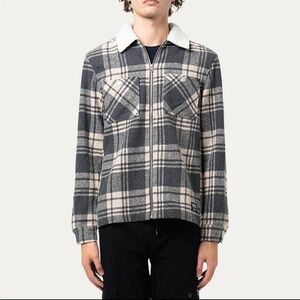 Wesc Unisex Liam Plaid Full-Zip‎ Shirt Jacket Size Men's/Women's - L/XL